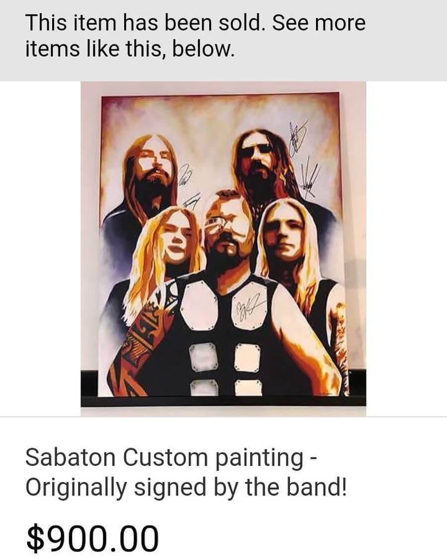 This auction really went well. $900 to charity thanks to devoted fans bidding is amazing! @minstoradag will find good use for the money - 1505155498